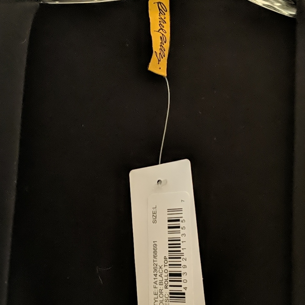 Rachel Pally Rollo Black Wrap top, size Large